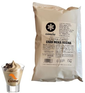 Crème Ice - Preparato per Crema Caffè - Busta da 1000g - Ideale per Granitori e creme caffè fredde - Caffè Crème