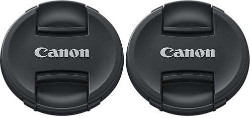 Canon E-77II Bouchon d’Objectif pour Face Avant diamètre 77 mm, Noir (Lot de 2)