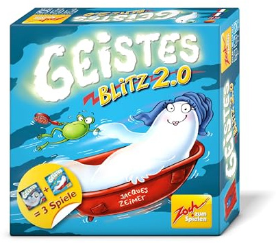 Zoch 601105019 spökblixt 2.0, det andra kvicka och roliga reaktionsspelet med extra stänk Esprit, från 8 år