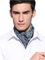 Prettystern Herren 100% Seide Satin Bandana Nickituch Halstuch 53 cm 100% Seide Satintuch Blau Paisley 3.