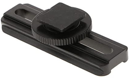 homyl ferroviaire Slider Curseur Rail montage support Conversion Hot Shoe pour SLR – 20 mm