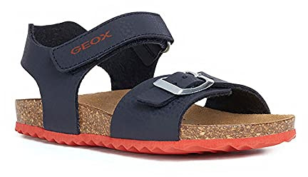 Geox J Ghita Boy B, Sandali Bambini e ragazzi, Blu (Navy 1110), 34 EU