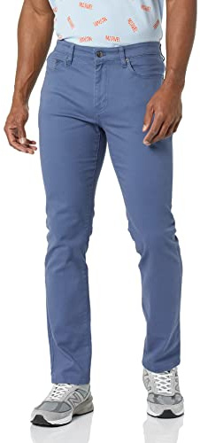 Amazon Essentials Pantaloni da Uomo in Twill di Cotone Elasticizzato a Vestibilità Aderente