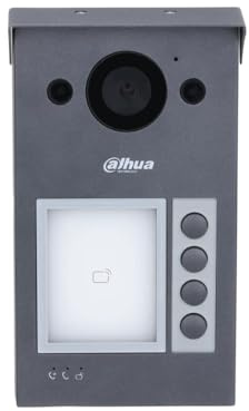 Dahua - IP-Video-Gegensprechanlage Onvif PoE Dahua 2 MP 4-Tasten-Kamera und RFID-Lesegerät - VTO3311Q-WP