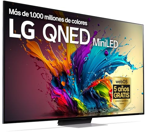 LG 86QNED91T6A TV 86 (218 cm) QNED MiniLED Fernseher (α8 4K AI-Prozessor, Dolby Vision, bis zu 120Hz) [Modelljahr 2024]