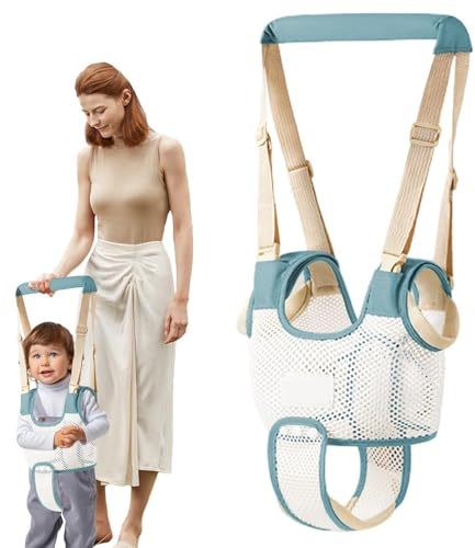 Redine da passeggio per bambini, supporto per camminare, per l'equilibrio del bambino, assistente per camminare per bambini, con imbracatura ergonomica, comoda cintura da passeggio per bambini da 4