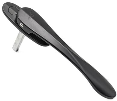 Manilla Ventana Manija de ventana abatible de aleación de aluminio, manija de ventana, puerta plegable, manija de acero cuadrada y plana delgada en forma de espada Manilla Ventana Oscilobatiente