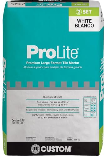 Custom Building Products Prolite 30 Lb. White Tile and Stone Mortar