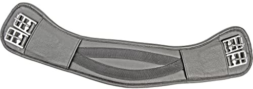 HKM - Cinghia per Sella in Pelle -Beginner-9100, Nero, 55