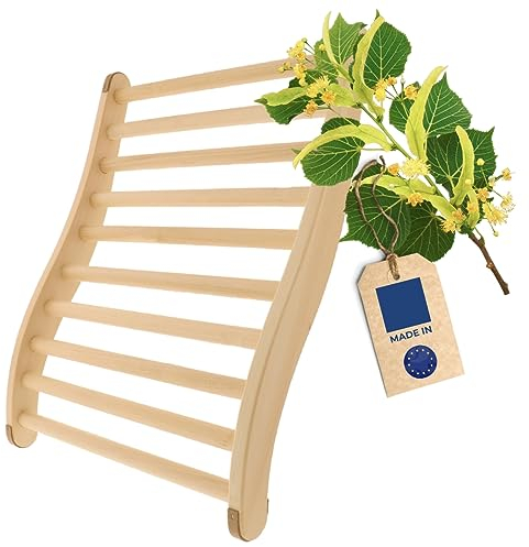 HOFMEISTER® Support Dorsal Ergonomique en Bois pour bancs de Sauna - Assise Confortable et Plaisir du Sauna - Accessoire idéal pour Le Sauna