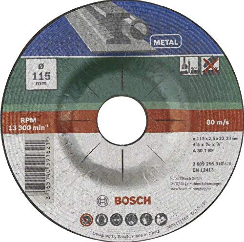 Bosch linea Hobby 2609256313 - Mola da taglio a gomito, per metallo, 230 mm ø x 3 mm [Importato da UE]