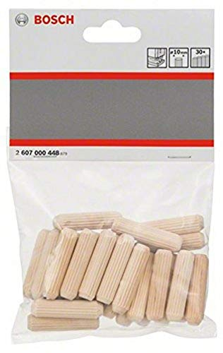 Bosch 2 607 000 448 - Tacos de madera - 10 mm, 40 mm (pack de 30)