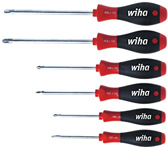 Wiha Schraubendreher Set SoftFinish Phillips, Pozidriv 6-tlg. (26146)