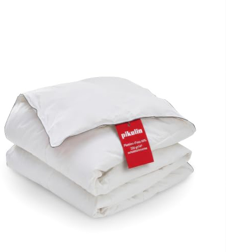 PIKOLIN - Piumino Invernale in Piuma d'Oca 180x220 cm | 220 g/m², Cotone Traspirante | Lavabile in Lavatrice, Comfort e Calore Assoluto | 100% Cotone, Certificato OEKO-TEX | per Letto 100/105 cm