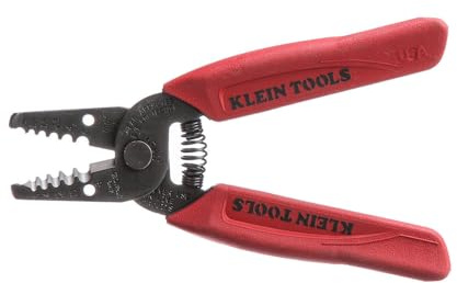 Klein Tools 11049 Wire Stripper/Cutter, Made in USA, Compact, Lightweight, Hardened Steel, Precision Ground, for Stranded Wires