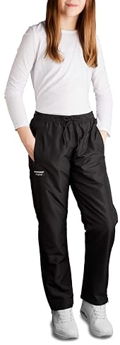 Dobsom Comfort Reha Hose für Kinder gefüttert I Kinderhose mit durchgehendem seitlichen Reißverschluss | Einfach An- und Auszuziehen | Jungen & Mädchen Trainingshose | Sporthose | Jogginghose