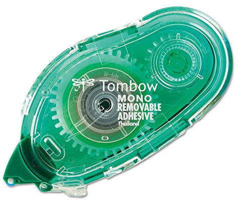 Tombow 62108 Mono Removable Adhesive Applicator, 1/3-Inch x 472-Inch, Roller