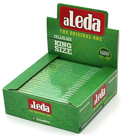 Rolling Papers King Size Transparent Box of 40 | Aleda by Aleda