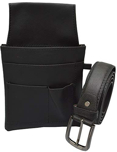 flevado Ceinture de serveur avec colt, étui pour la restauration - Longueur de la ceinture et sac au choix (115 cm)