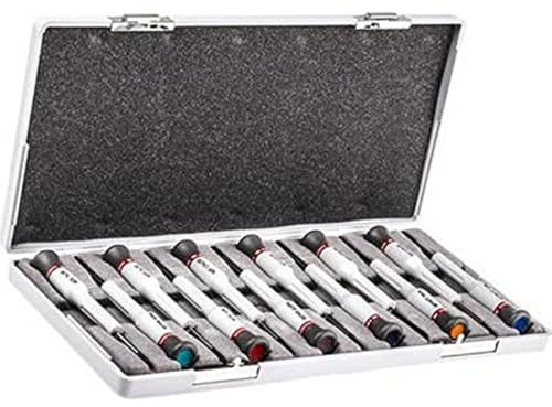 Facom MT.RS2 Micro-Tech Screwdriver Set 12-Piece Silver