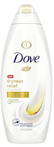 Dove Body Wash For Dry Skin Dryness Relief With Authentic Jojoba Oil 22 oz