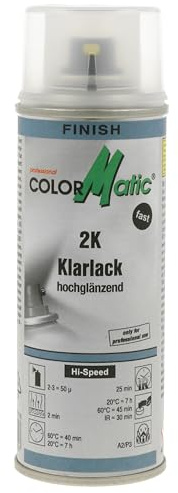 ColorMatic 187216 2K Hi-Speed Klarlack hochglänzend 200 ml