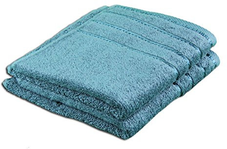 Gözze - Handtuch-Set, 2er-Set, Berlin, 100% Baumwolle, 50 x 100 cm - Petrol