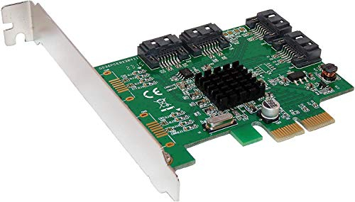 KALEA-INFORMATIQUE PCIe Express Controller-Karte auf 4 SATA-Ports mit Marvell 88SE9230 Chipsatz - Raid 0 1 10.