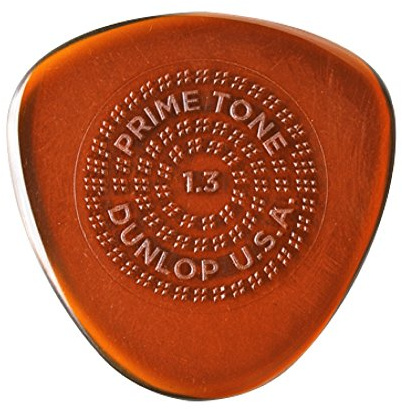 Jim Dunlop Primetone® Semi Round Grip Pick 1.3MM - 3 Pack