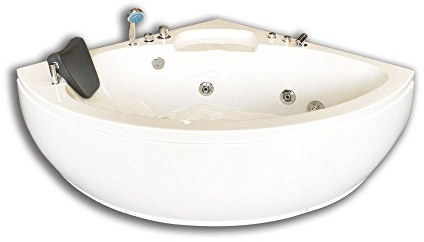 Bañera hidromasaje 135x135 Bañera de Esquina SPA hidromasaje SPA Dubai para 2 Nueva 135 x 135 cm!