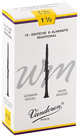 Vandoren Blätter B-Klarinette Deutsch 1,5 White Master Traditional