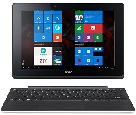 acer Switch 10 E SW3-016-16RY 25,6 cm (10,1 Zoll) Convertible Tablet-PC (Intel Atom X5-Z8300, 2GB RAM, 32GB SSD, HD Graphics, Win 10 Home Touchscreen) weiß