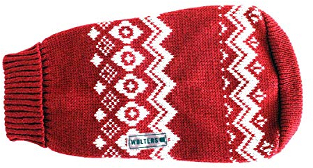 Wolters Norweger Pullover 30cm rot/weiss