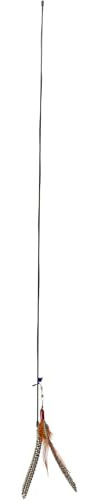 GoCat Da Bird Rod and Feather Cat Toy, Handmade in The USA (1 Bird)