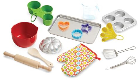 Melissa & Doug Baking Play Set (20 pcs) - Play Kitchen Accessories