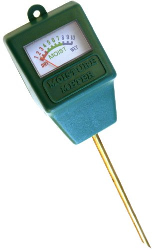 Indoor/Outdoor Moisture Sensor Meter with Full Color Instruction Card, Soil Water Monitor, Plant Care, Garden,Lawn