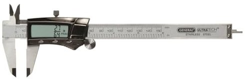 General 147 6 Fraction & Digital Fractional Caliper