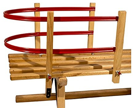 Nijdam Rückenlehne für Schlitten 0272 und 0273, Blank Rot, 0286