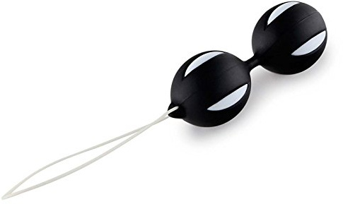 Sfere Vaginali geisha balls per Esercizi Kegel Diametro 3,5 cm - Nero / Bianco