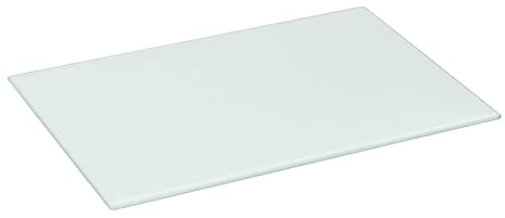 Cocina de vidrio Tabla de cortar - Blanco - (400mm x 300mm)
