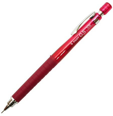 Pilot portaminas S5, 0.5 mm, rojo transparente cuerpo (hps-50r-tr5)