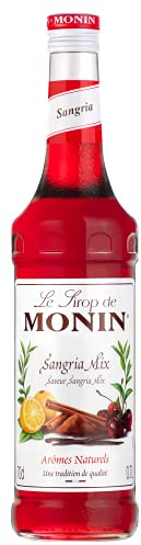 MONIN Sirop de Sangria pour Cocktail avec ou sans alcool - Arômes Naturels - 70cl