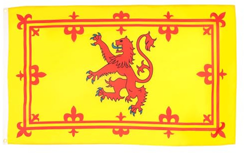 AZ FLAG - Drapeau Ecosse Royal - 250x150 cm - Grand Drapeau Écossais 100% Polyester Avec Oeillets Métalliques Intégrés - Pavillon 300 g