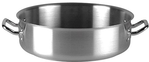 Piazza 093032 Basic - Cacerola baja, 32 cm de diámetro, 10 cm de altura, 8 L