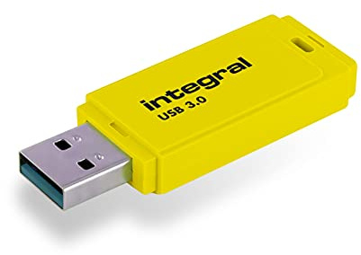 Integral 128 GB Neon Yellow USB 3.2 Gen 1 USB-minne
