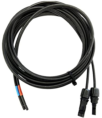 Offgridtec 7m 4 mm² Solarkabel mit original PV-Steckern, doppelt isoliertes Anschlusskabel, UV- & ozonbeständig, wetterfestes Verlängerungskabel für Solarmodule zu Laderegler, flexibel & robust