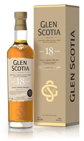 Glen Scotia 18 Years Old mit Geschenkverpackung Whisky (1 x 0.7 l)