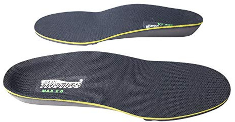 Redi-Thotics Max Orthotic Insoles, Lime, B (M 7-7.5 / W 8-8.5)