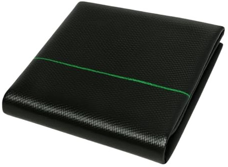 Yuzet 1m x 25m Black 100gsm Heavy Duty Weed Control Fabric, Ground cover Membrane, UV stabilised Weed Barrier Fabric. Under Patios, Garden, Flower beds, Landscaping - weed suppressant membrane