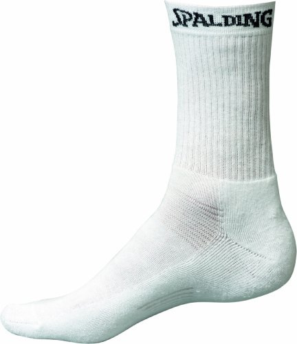 Spalding Herren Socke Mid Cut Vpe 3 Paar socks, Weiß 41-45 EU
